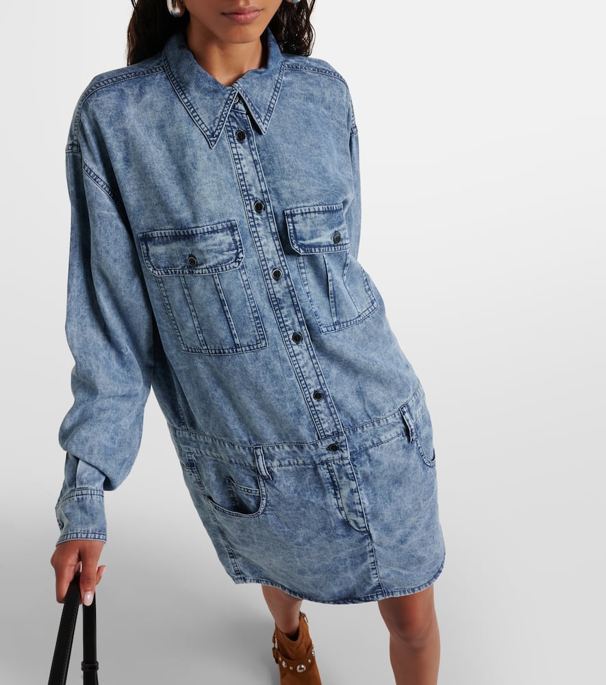 Palvina denim shirt dress