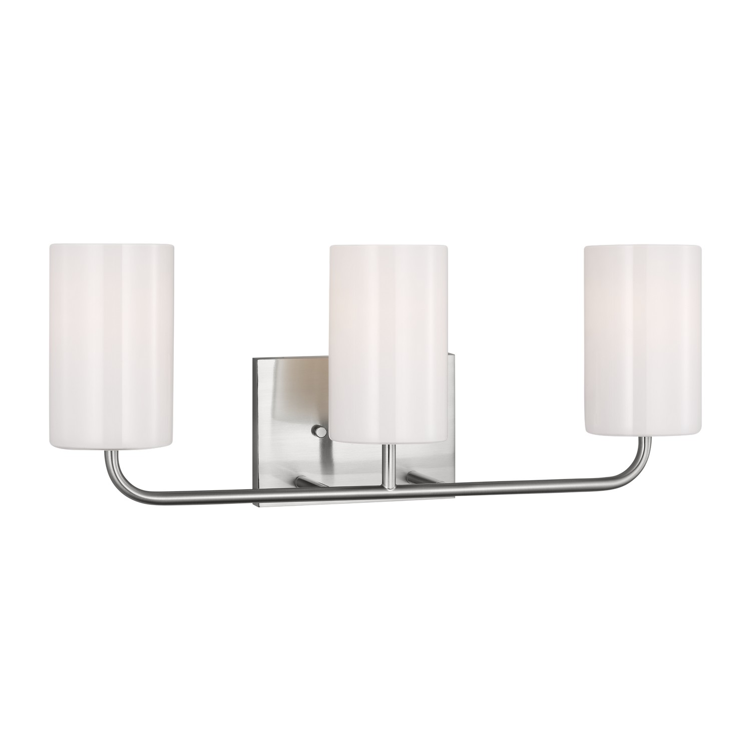 Brushed Steel Bathroom Bathroom Vanity Lightroom Bathroom Vanity Light from the Rhett Collection