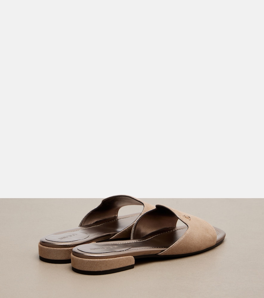 Dina leather slides