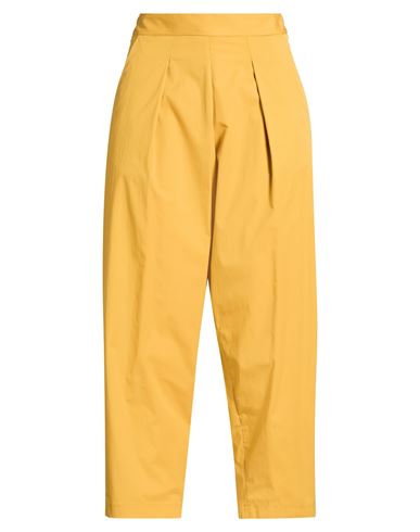 Woman Pants Marigold Size 8 Cotton, Polyamide, Elastane