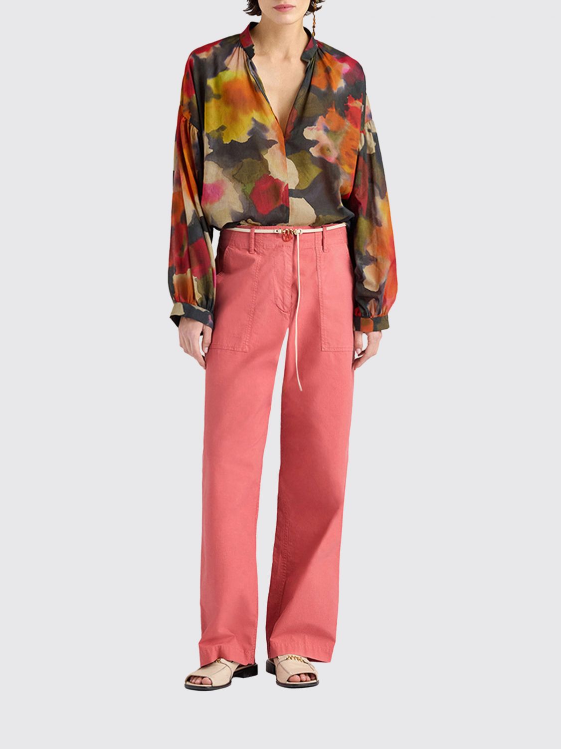 MOMONÌ Shirt Woman color Multicolor