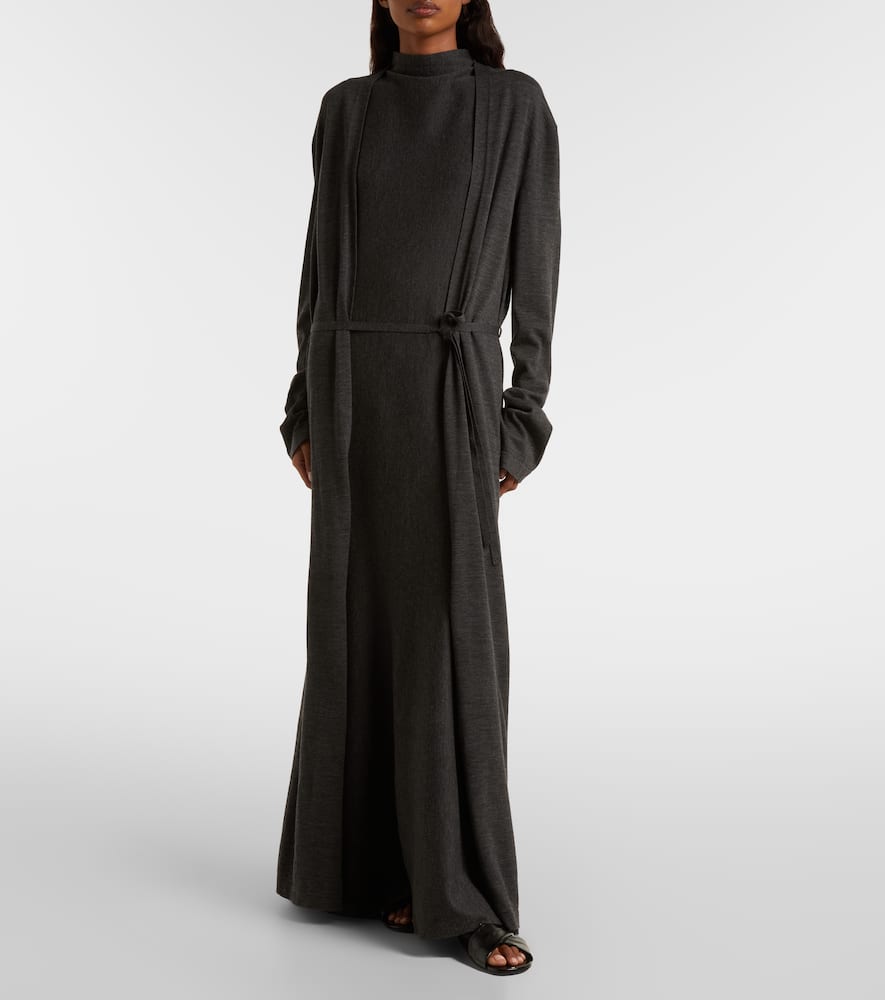 Margo wool maxi dress
