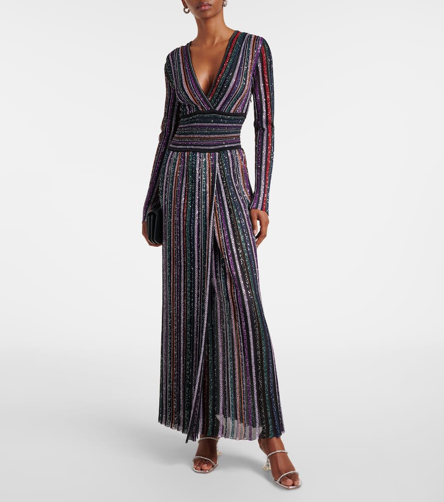 Missoni Sequined striped gown