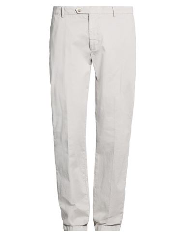 Man Pants Grey Size 36 Cotton, Elastane