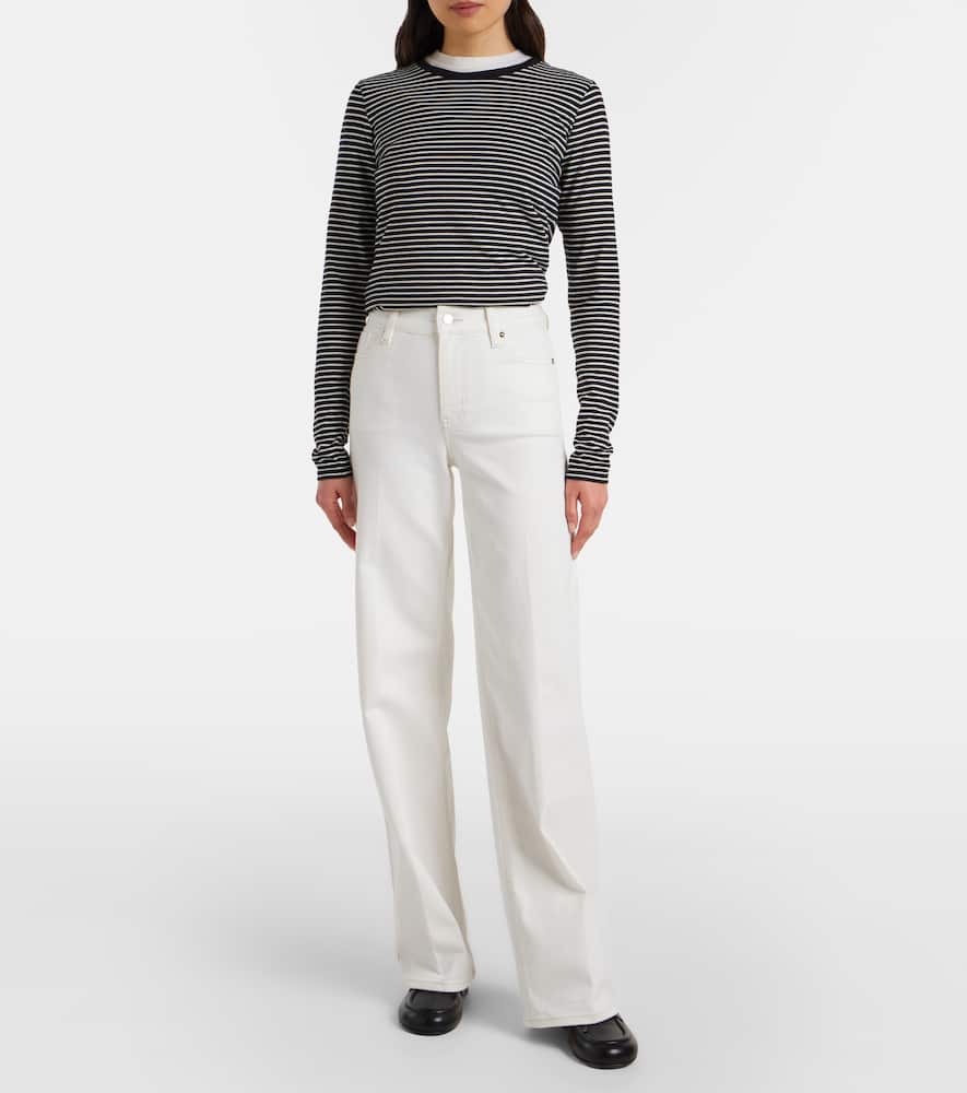 Le Slim Palazzo wide-leg jeans