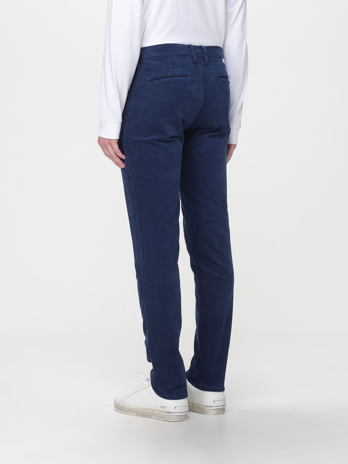 Pants Men color Blue