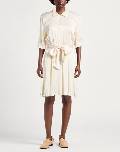 Woman Mini dress Ivory Size 8 Viscose