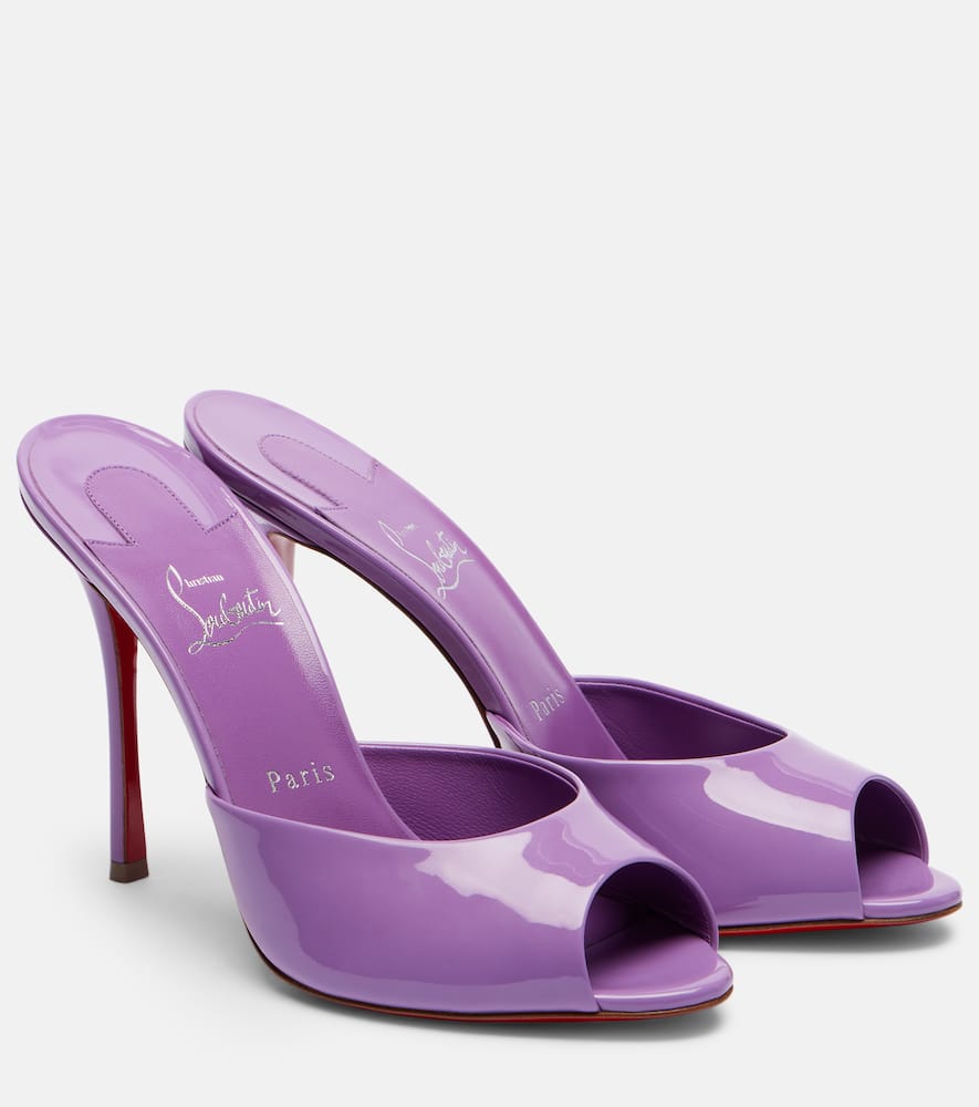 Me Dolly 100 patent leather mules