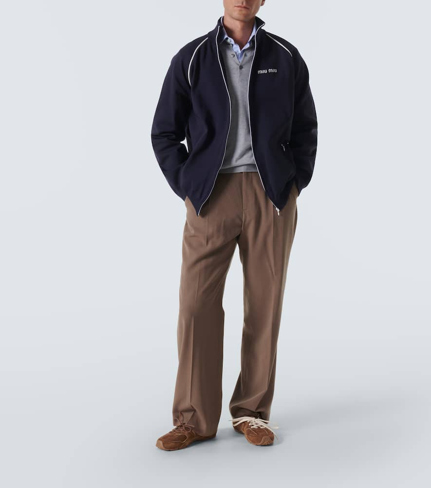 Logo track jacket
