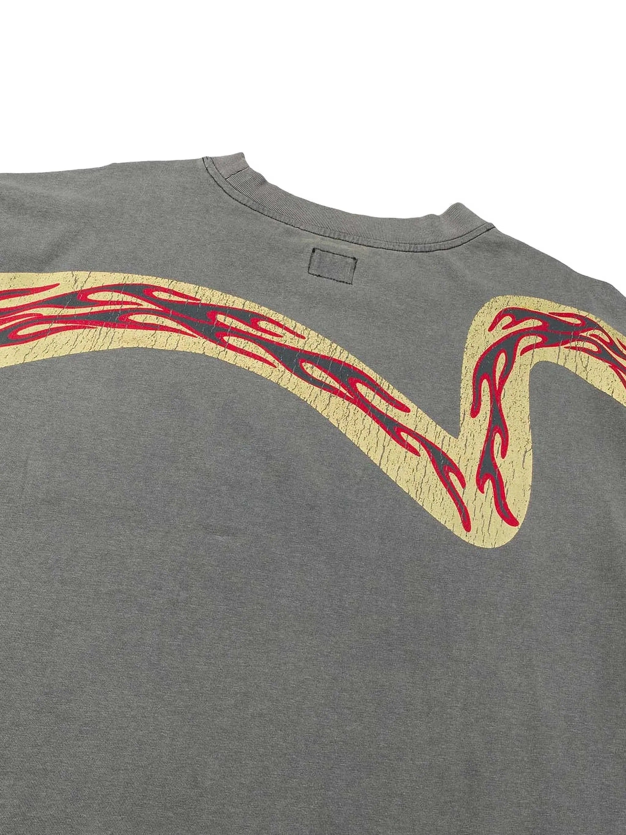 Evisu Ej Fire Daicock Ls Tee