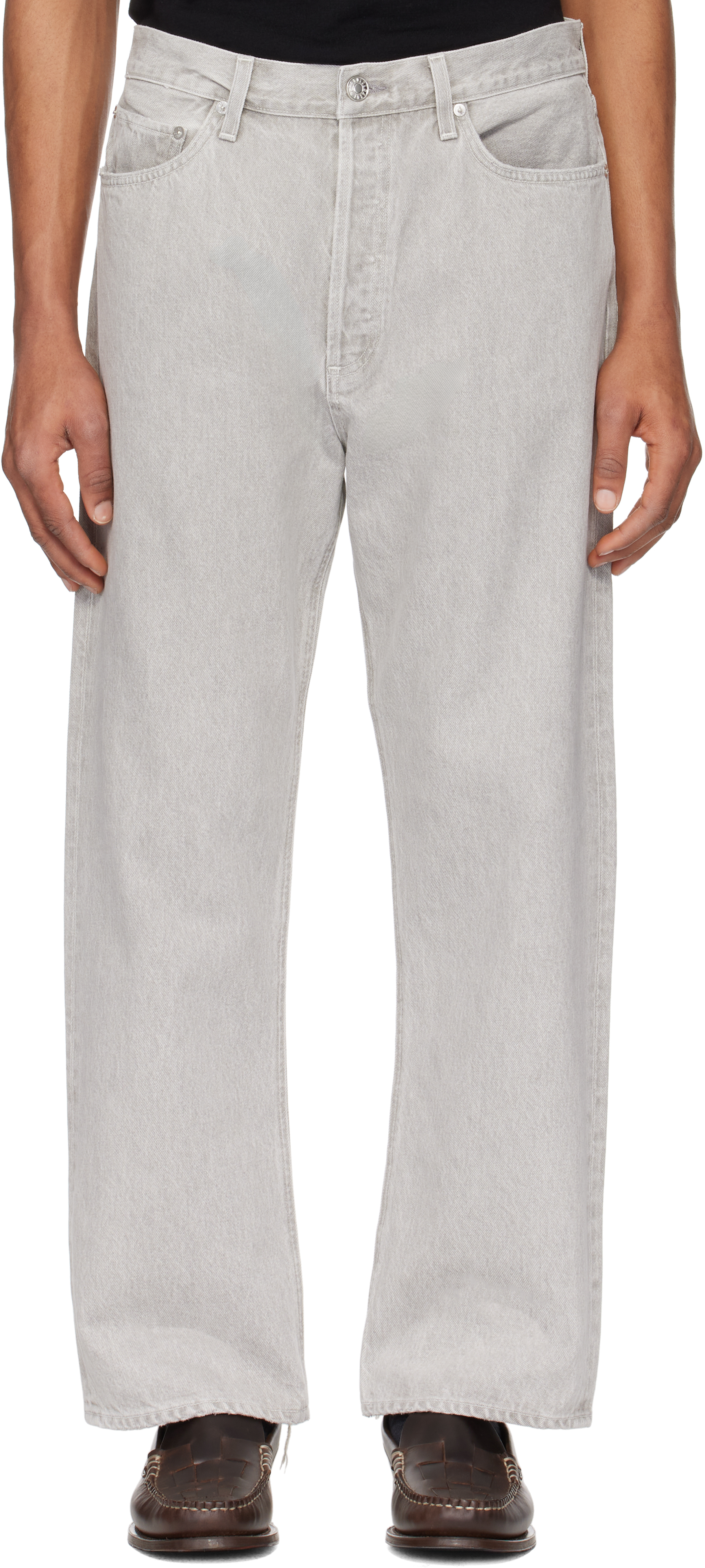 AGOLDE Gray 90's Jeans