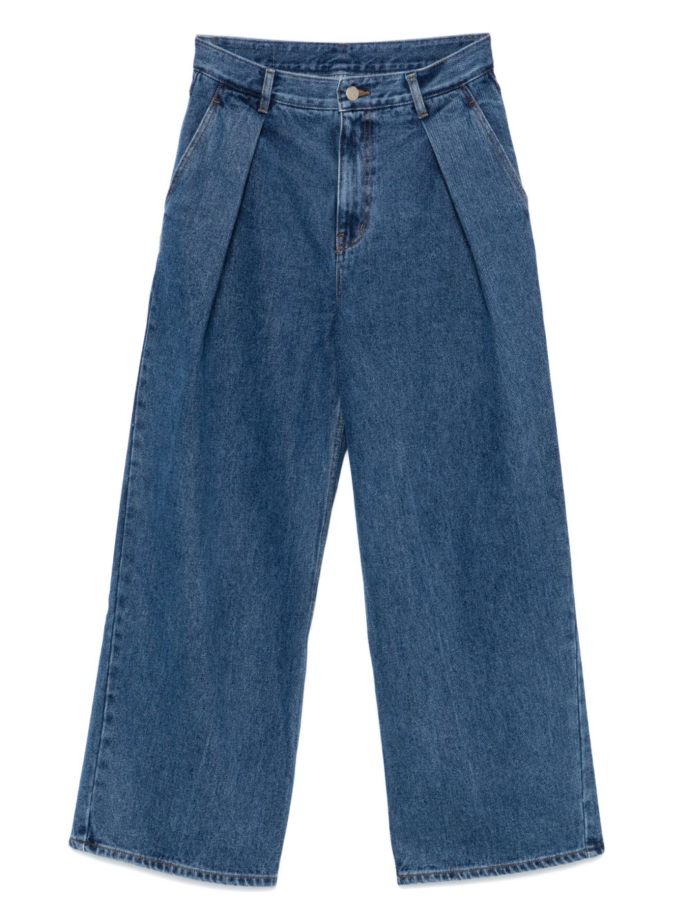Logo-patch jeans - Blue