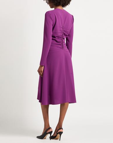 Woman Midi dress Mauve Size 8 Polyester