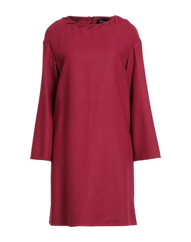 Woman Mini dress Garnet Size 6 Viscose, Virgin Wool, Elastane