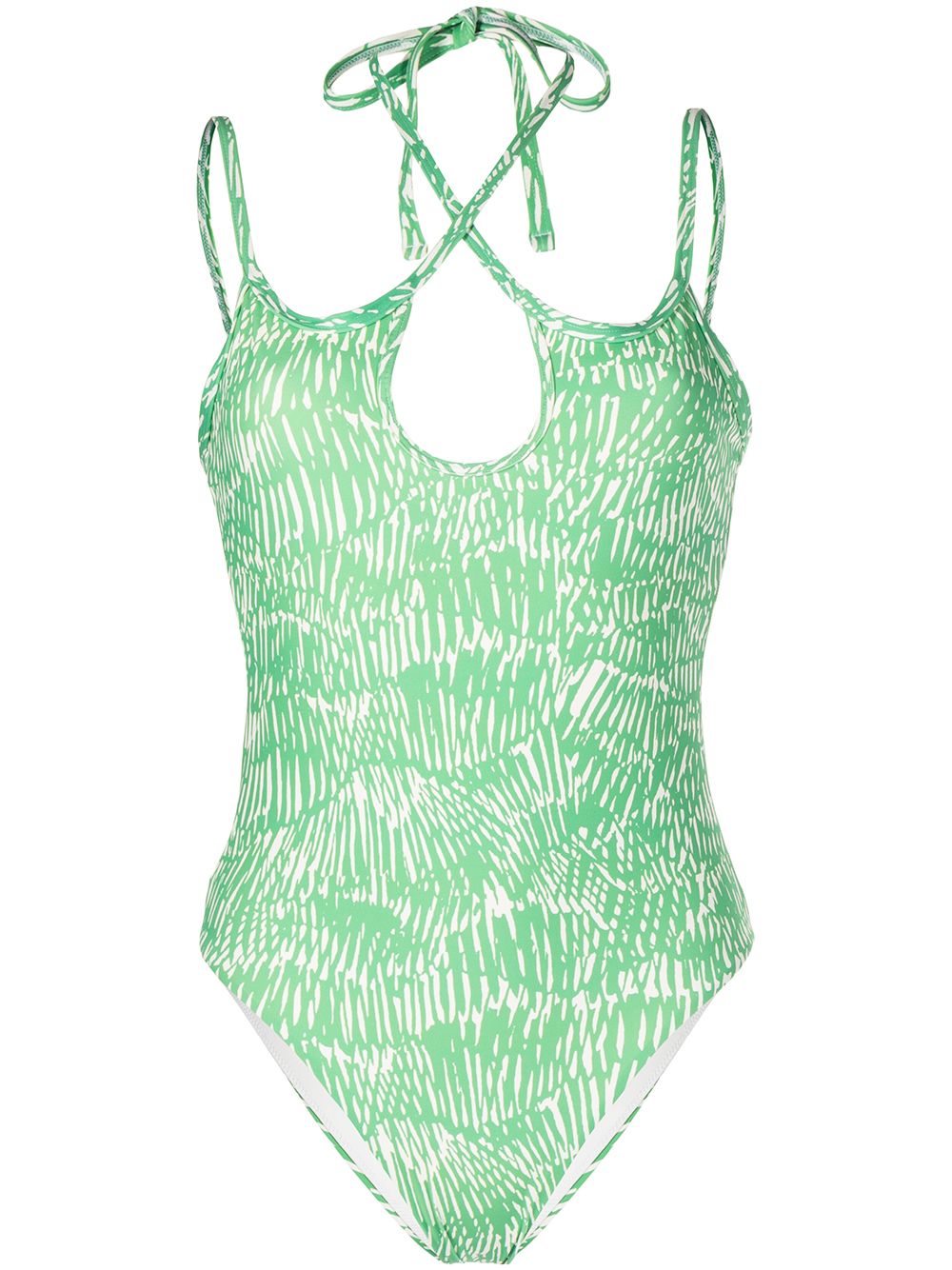 Alayna teardrop swimsuit - Green