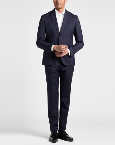 Man Suit Navy Size 42 Virgin Wool