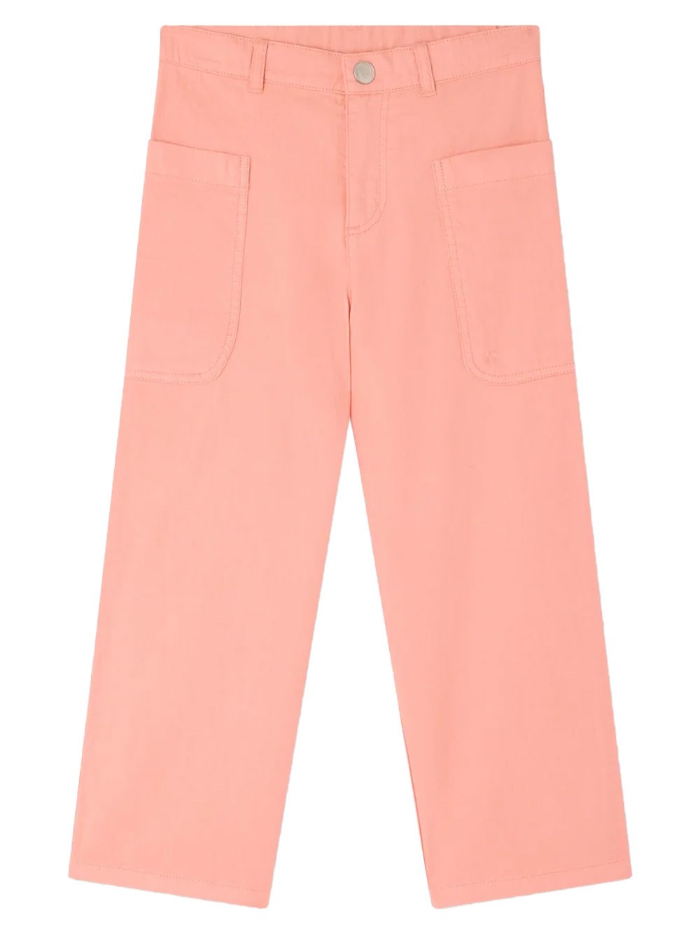 Looping Wide-Leg Trousers In Organic Cotton