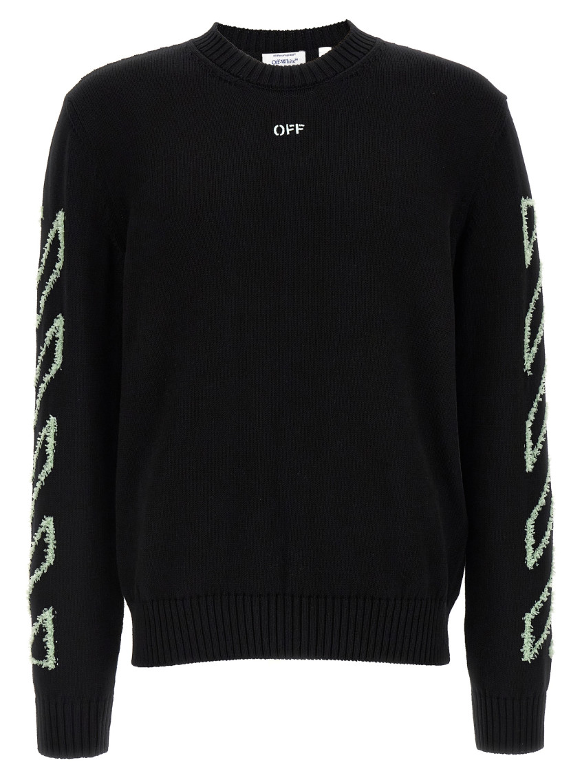 Diag Outline Sweaters And Cardigans Black