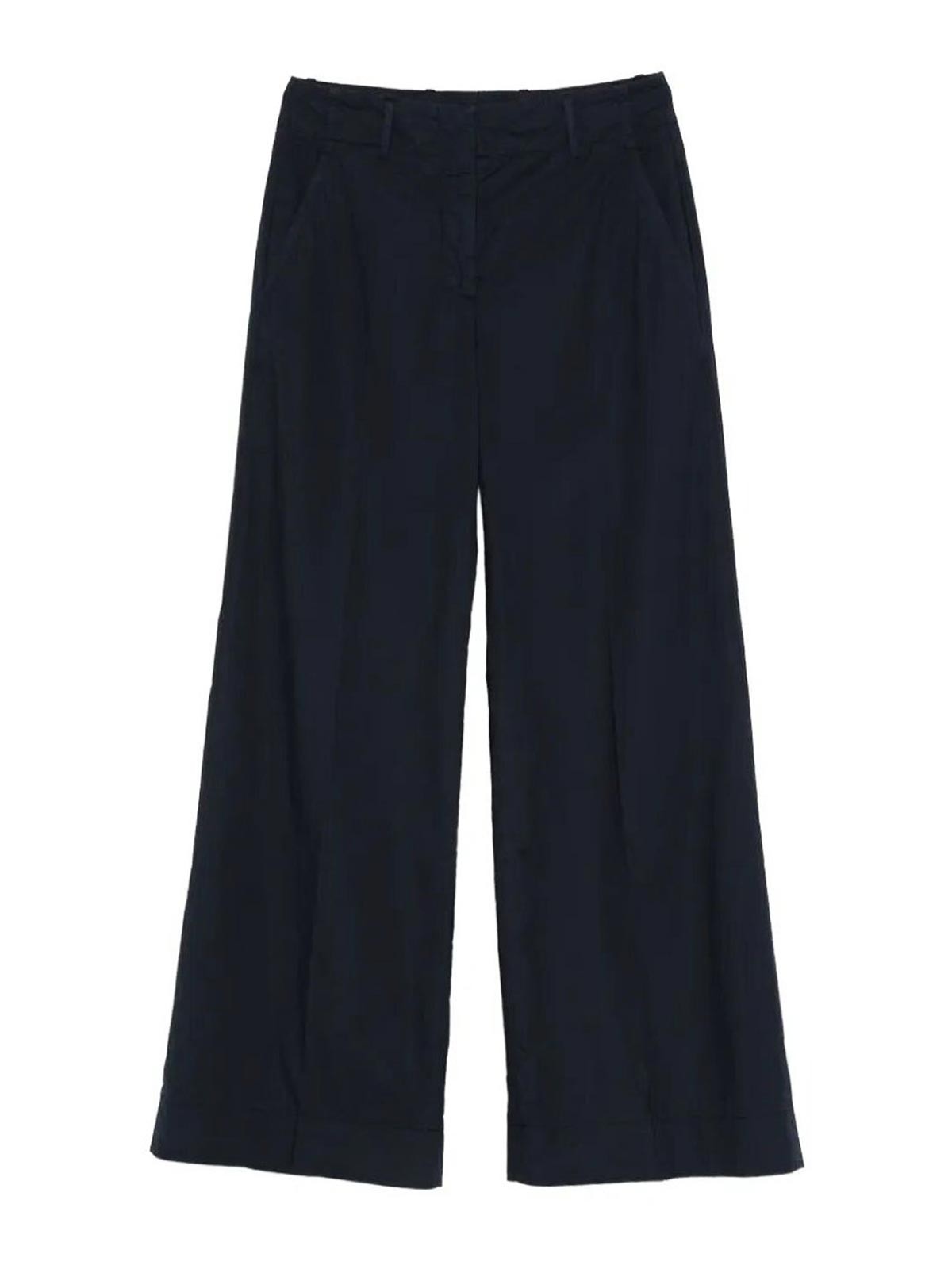 Incotex - ilya wide leg cotton tailored trouser