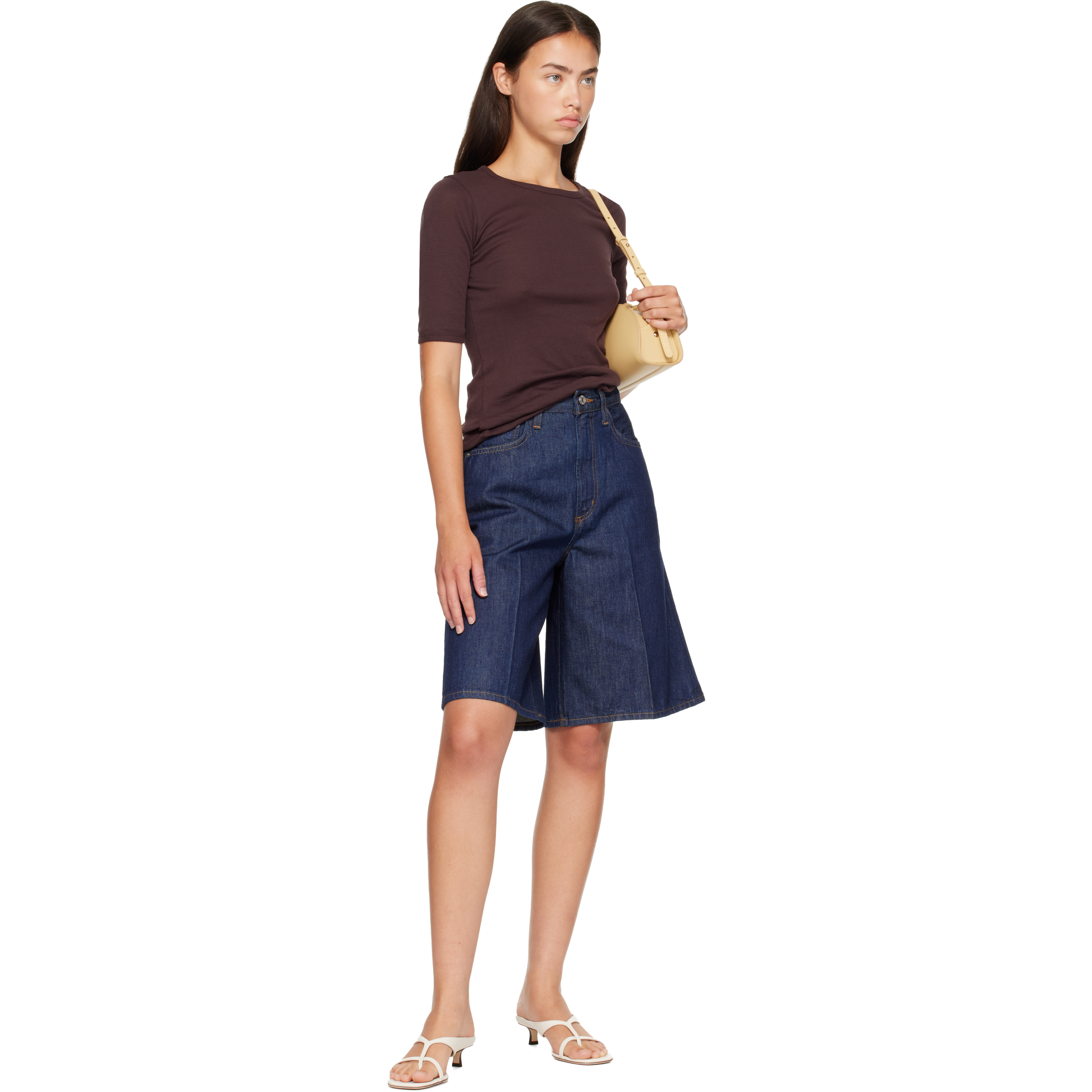 Navy Nolan Denim Shorts
