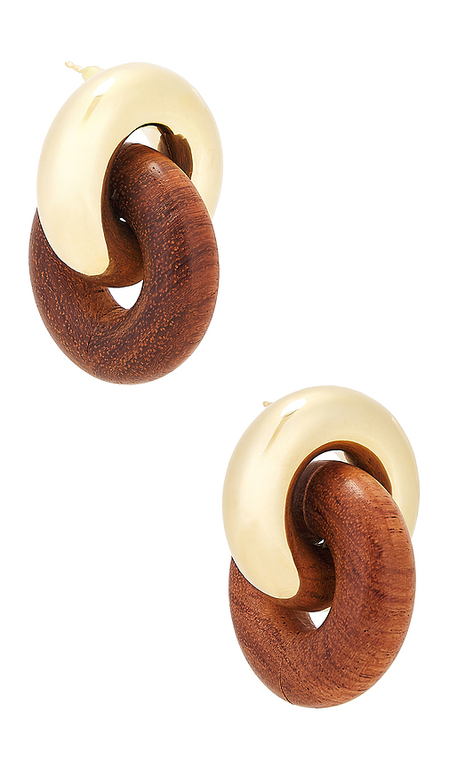 Uncommon Matters Cumulus Earrings in Metallic Gold
