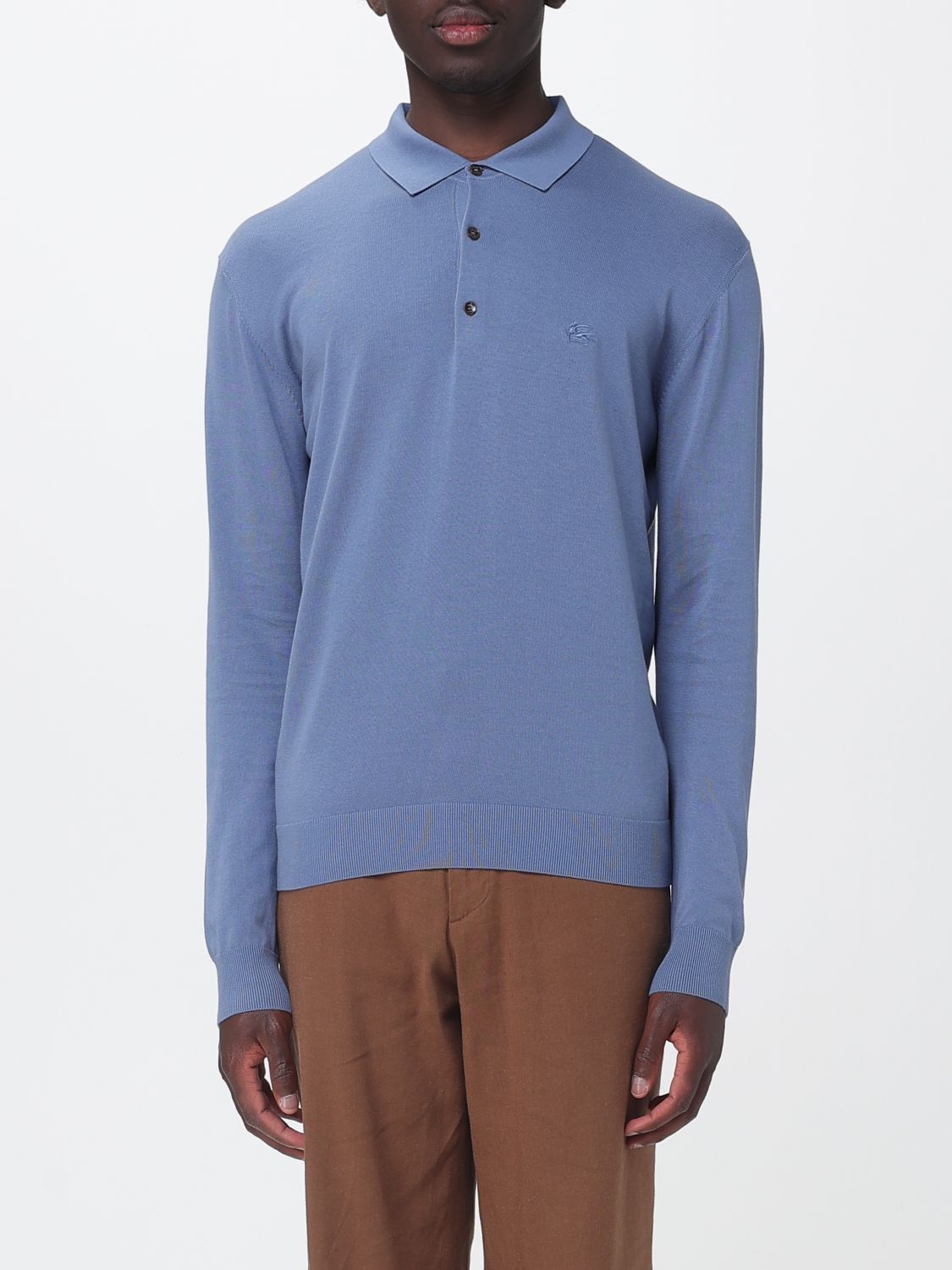 Polo Shirt Men color Blue