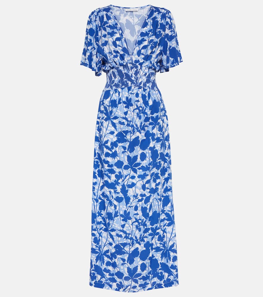 Tuscany floral midi dress
