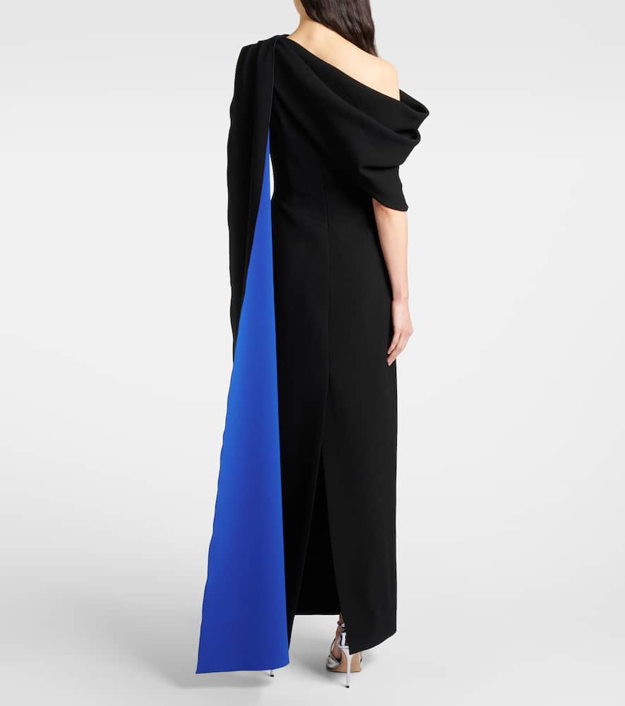 Maite crêpe gown
