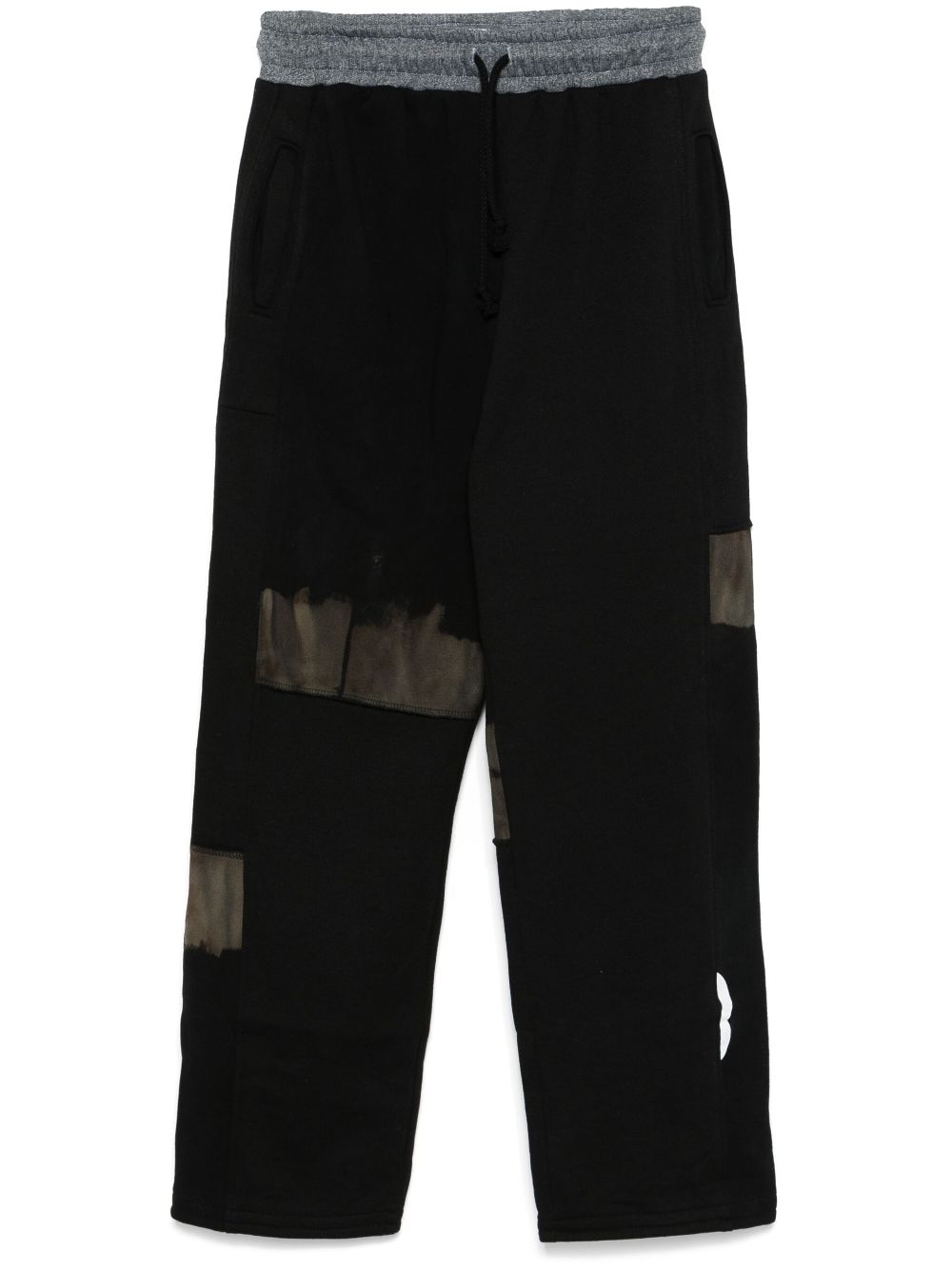 Panelled sweatpants - Black