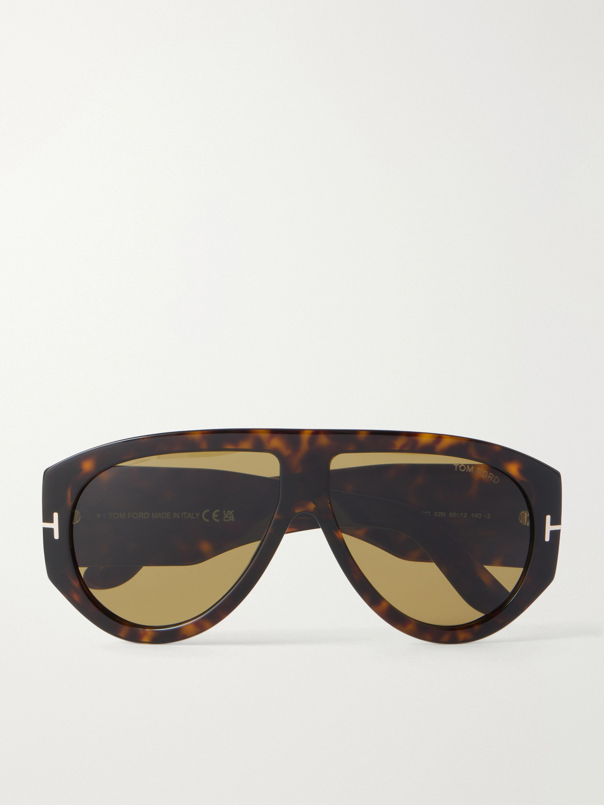 Bronson D-frame Acetate Sunglasses - Dark brown