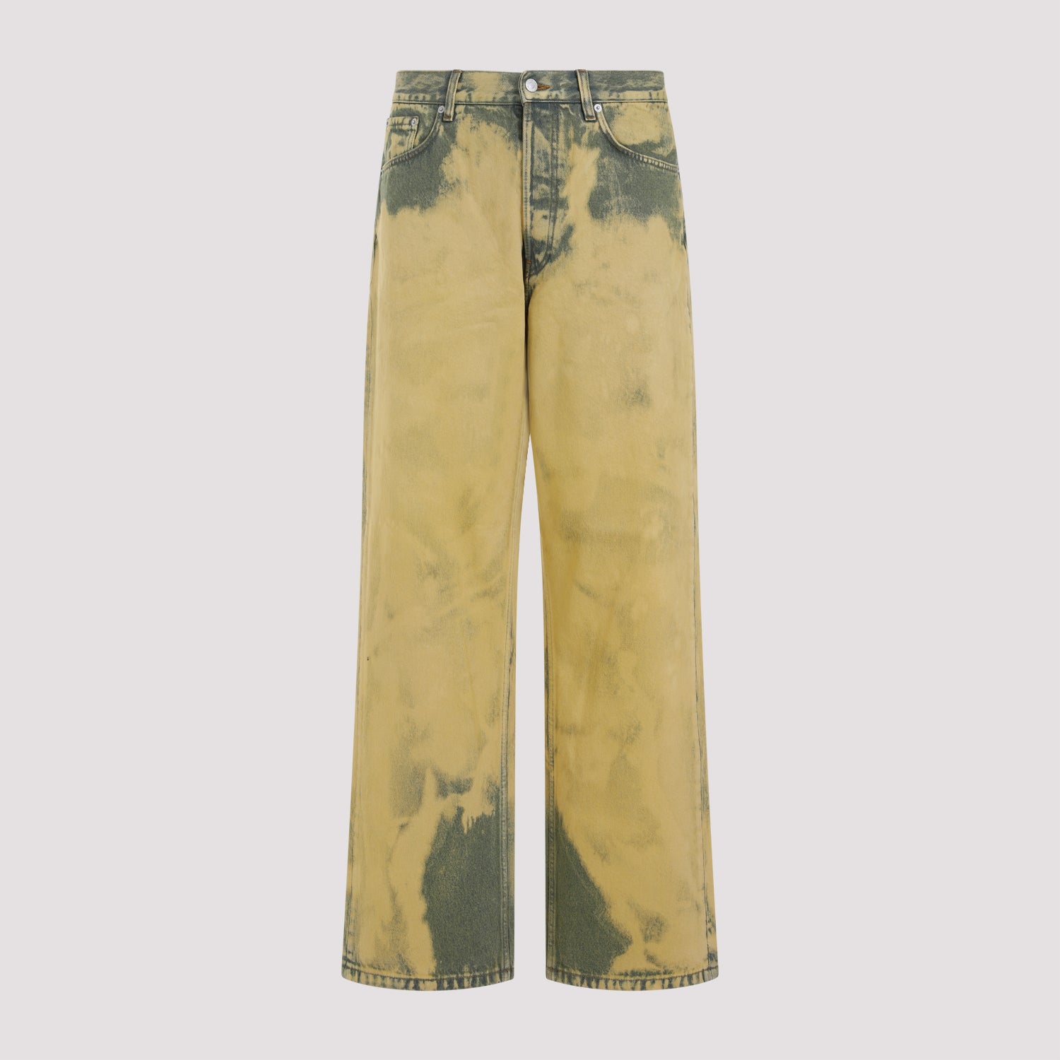 Pine Patterned Trousers for Men - Regular & Straight Leg