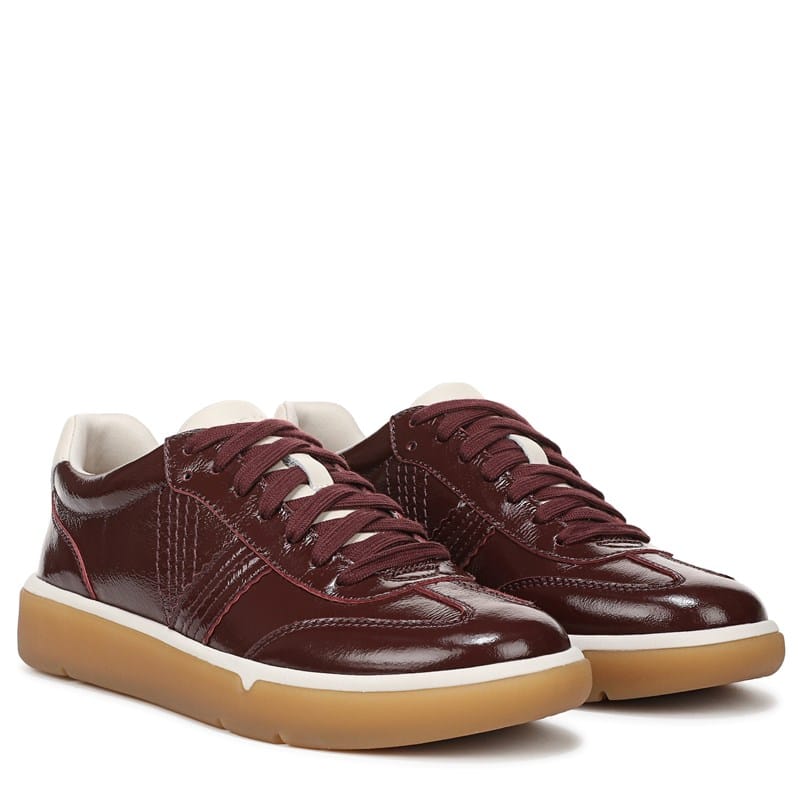 Women's City Walk Sneakers (Redwood Wine Tumbled Leather)