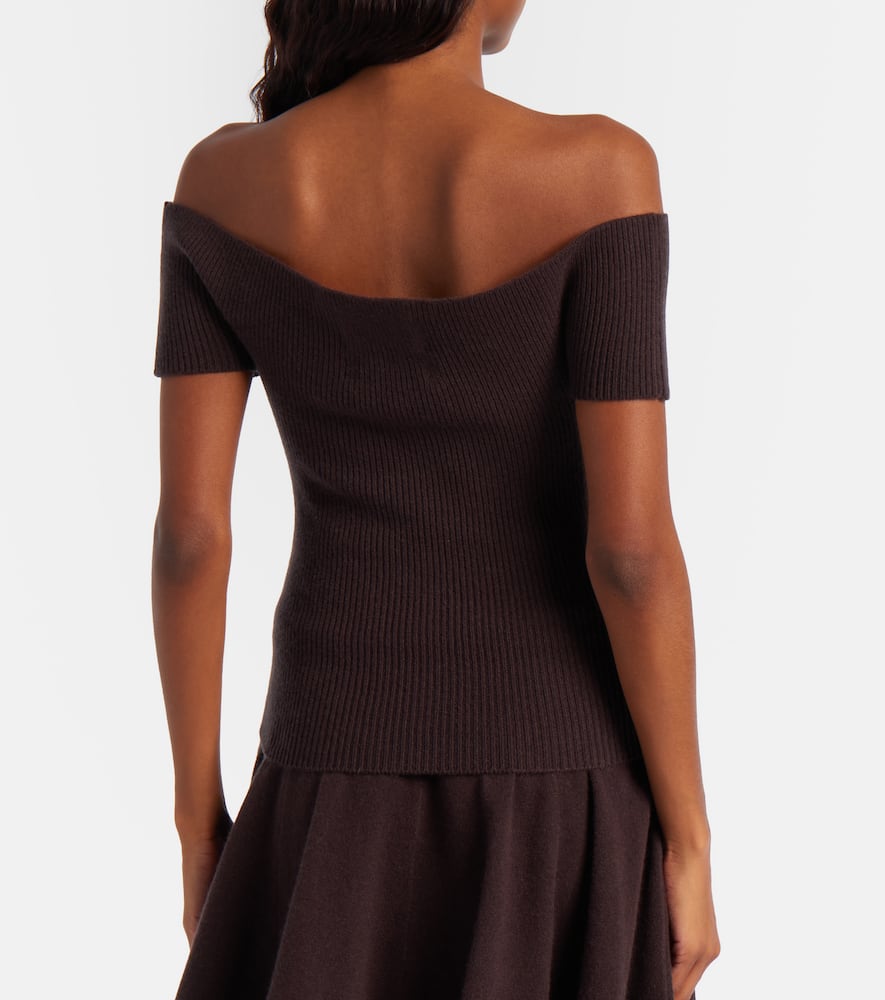 N°381 Libra cashmere-blend top