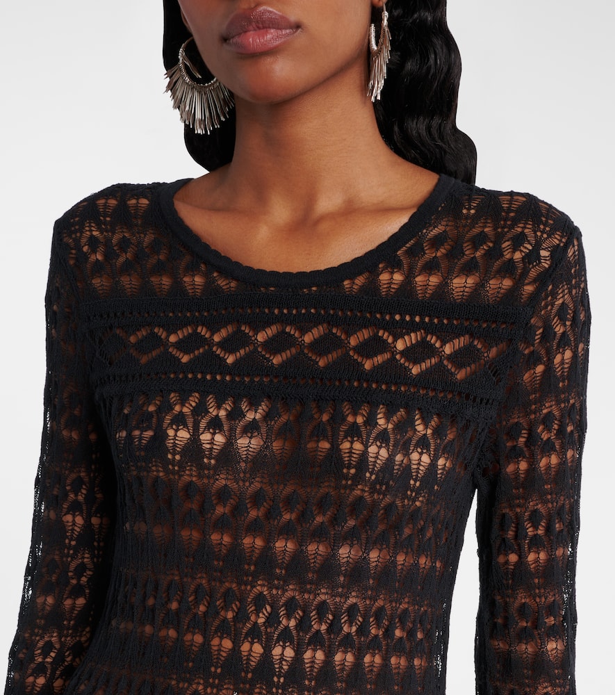 Paloma crochet cotton-blend maxi dress