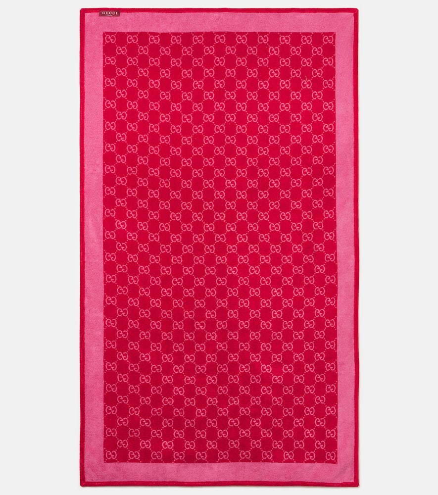 GG cotton terry beach blanket
