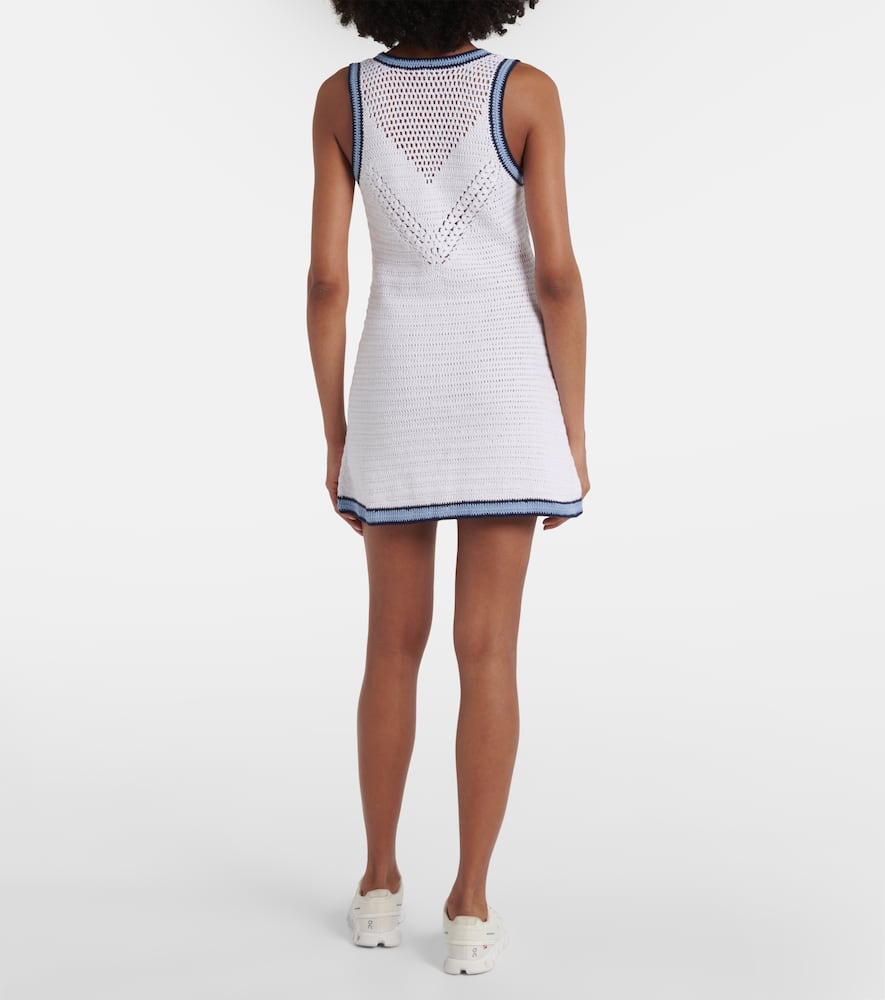The Upside Elsa crochet cotton minidress