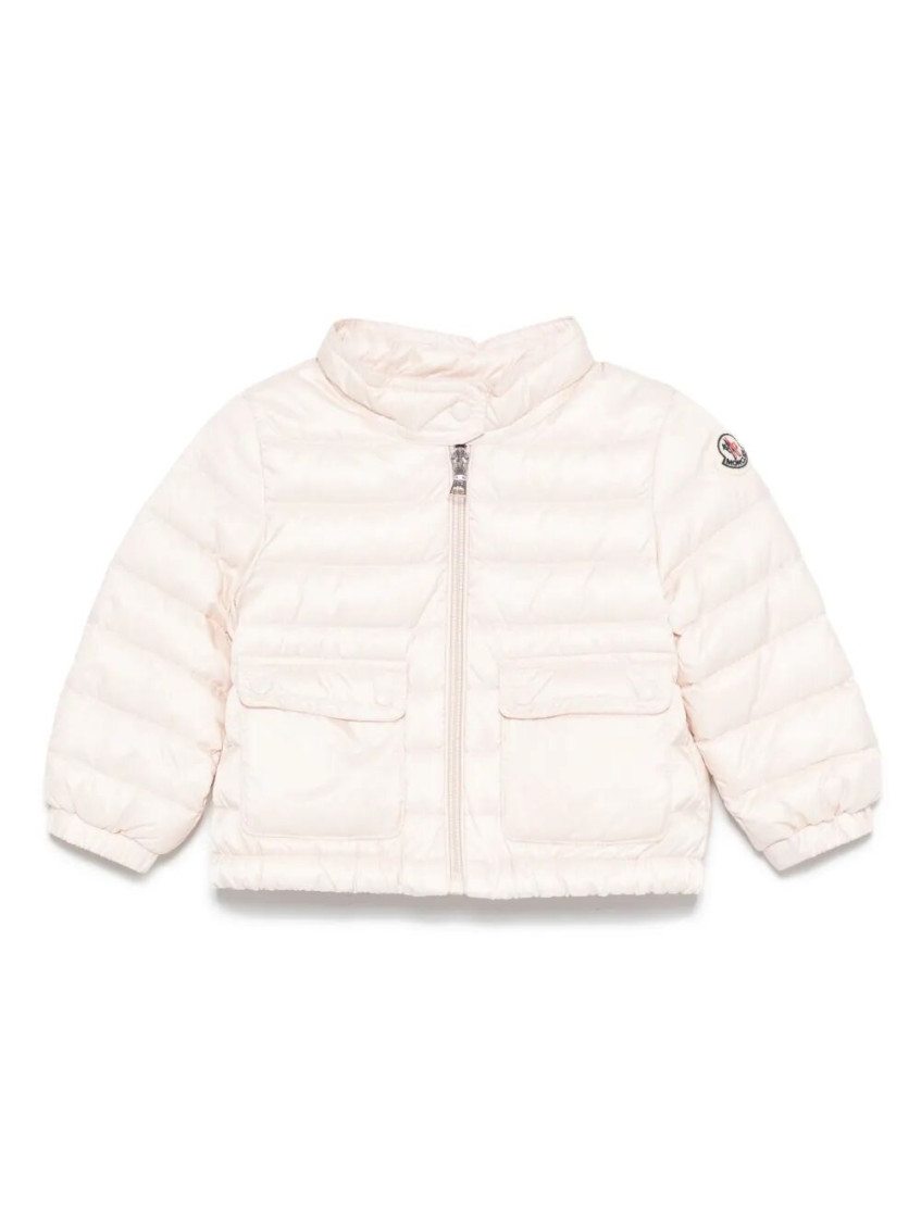 Baby Girl White Logo Jacket