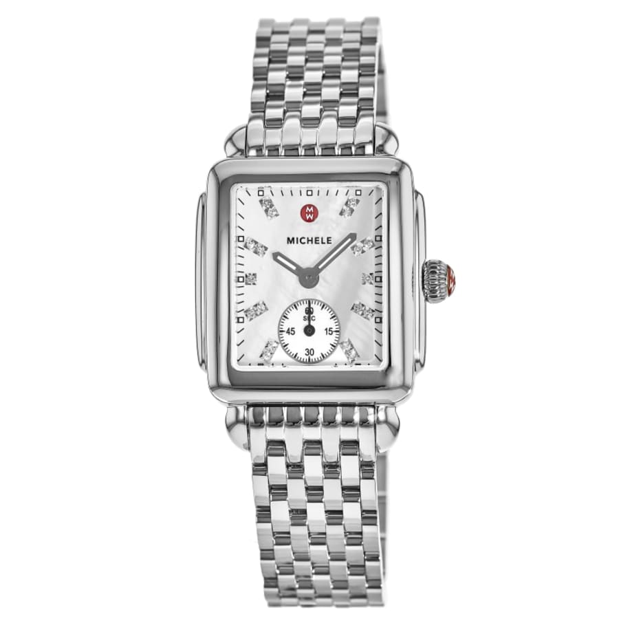 Deco Mid Mother of Pearl Diamond Dial Steel Women's Watch MWW06V000002
