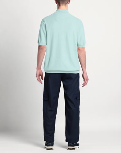 Man Sweater Sky blue Size 44 Silk, Cotton