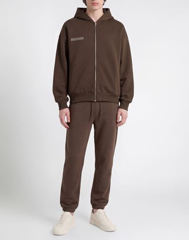 Man Sweatshirt Khaki Size L Organic cotton, Recycled cotton