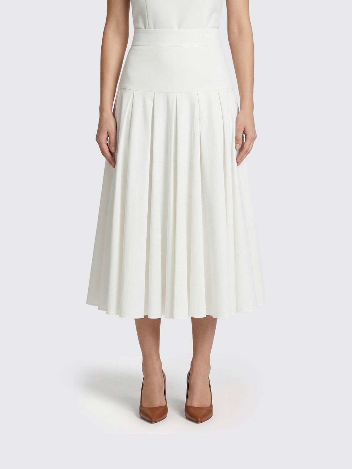 Skirt Woman color White