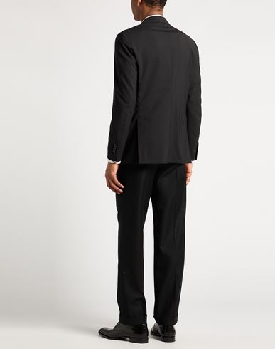 Man Blazer Black Size 40 Wool, Elastane