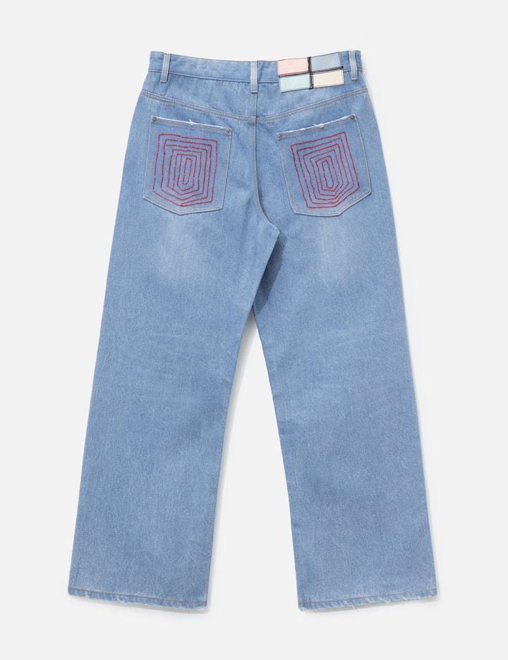 Light Blue Straight Leg Denim