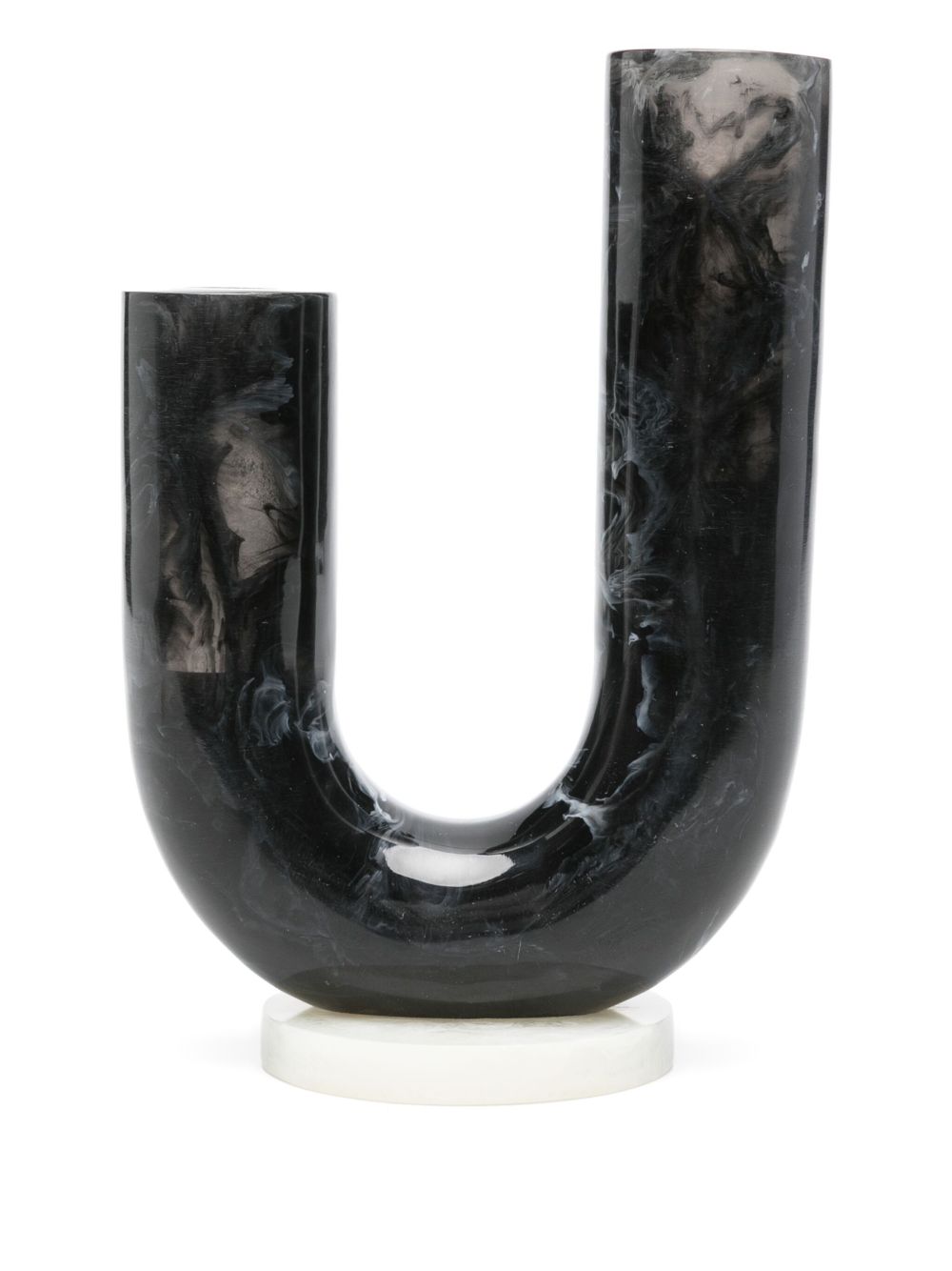 Como Double Tube vase - Black