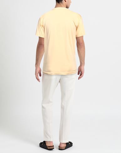 Man T-shirt Light yellow