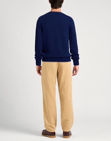 Patrizio Piscaglia Man Sweater Bright blue Size 44 Baby alpaca wool, Polyamide, Wool