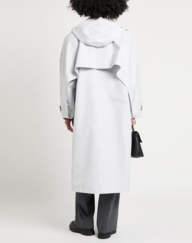Woman Overcoat & Trench Coat Light grey Size 8 Polyester
