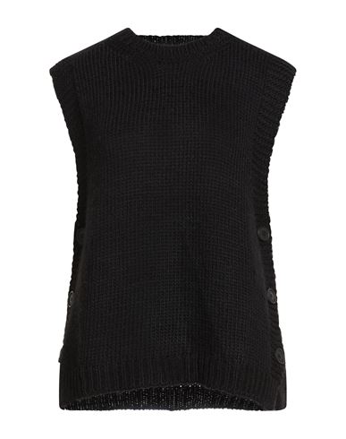 Woman Sweater Black Size M Acrylic, Polyester, Wool