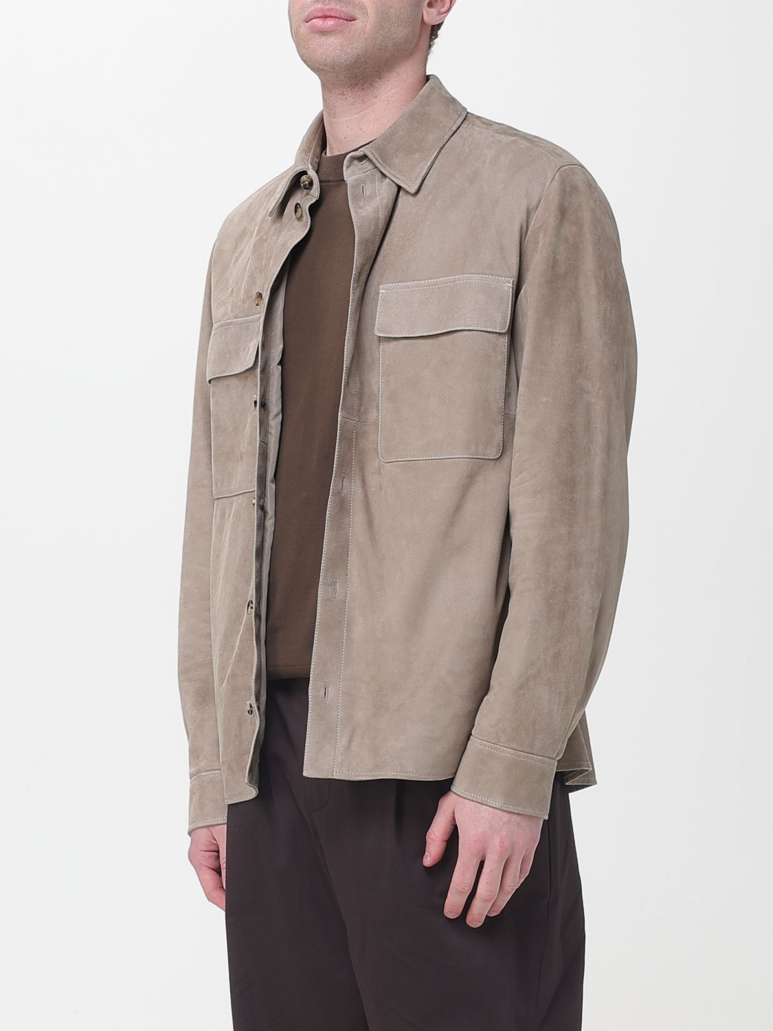 Jacket Men color Dove Grey