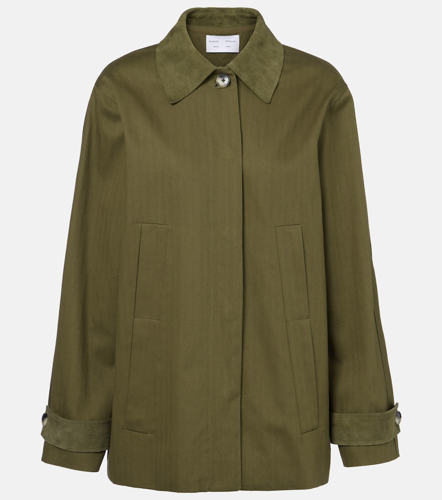 Angela herringbone cotton jacket